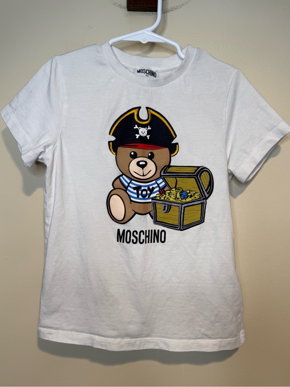 MOSCHINO KIDS Pirate Teddy Bear T-shirt 8 yr old